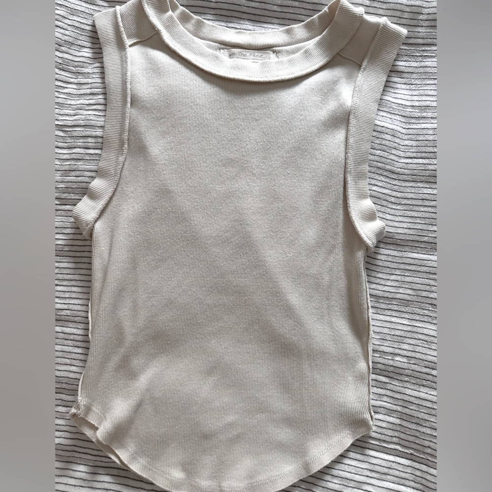 We the Free People Kate Tank Lg. Cream